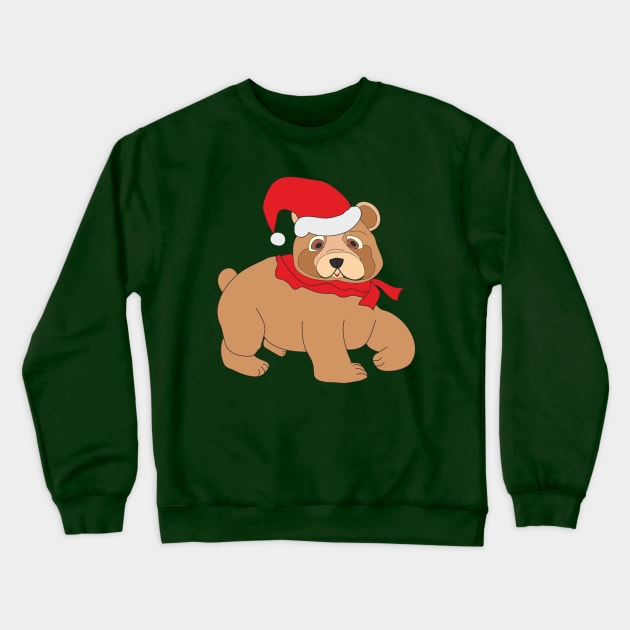 Christmas bear Crewneck Sweatshirt by Alekvik